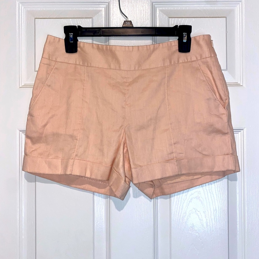 Loft linen pink shorts. Size 4. NWT